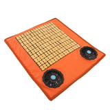 Fan Seating Cushion Chair Pad Bamboo PU Cool for Office