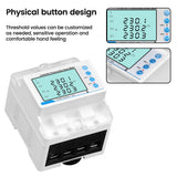 Tuya WiFi 3P4W Smart Circuit Breaker 100A Overload Overvoltage Undervoltage Current Limiting Automatic Reclosing Protector