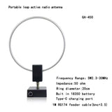 GA-450 Loop SDR Radio Antenna SW 2.30-30MHz MW 522-1710KHz GA450