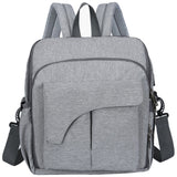 Maternity Bag Baby Large Bags Diapers Backpack For Mom Nappy 2 In 1 Mummy Backpack(Gray)