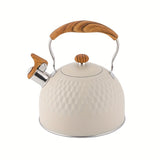 1pc, 2.5L Stainless Steel Whistling Tea Kettle - Boil Water Quickly and Easily - Perfect for Tea Lovers and Home Cooks