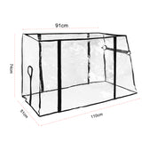 Camping Trolley Rain Garden Picnic Wagon Stroller Cart Waterproof Cover With Double Zips Outdoor Hiking Accessories