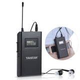 TAKSTAR WPM-200R UHF Wireless Audio System Receiver LCD Display 6 Selectable Channels 50m Transmission Distance w/Headphones