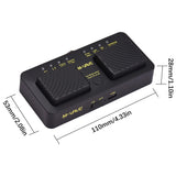 M-VAVE Cube Pro Wireless BT Page Turner Silent Foot Pedal USB Rechargeable Musical Instrument Smart Phone Tablet