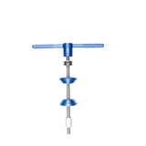 Bike Headset Cup Press in Tool Aluminium Alloy Handle Bearing Installer for Bicycle Repair Professional Blue Sturdy