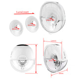 cmbear Wearable Hands Free Electric Breast Pump for Breastfeeding Levels Low Noise Comfort Milk Collector BPA-free