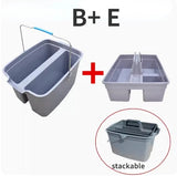 Sundries Plastic Portable Tool Box Storage Multifunctional Grocery Basket Household Cleaning Tools
