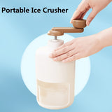 1pc Shaved Ice Machine Snow Cone Machine - Portable Ice Crusher And Shaved Ice Machine With Free Ice Cube Trays - BPA Free
