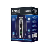 Kemei Electric Hair Clipper Km-050 Barber Carving Trimmer With Lcd Professional Hair Clipper Ceramic Blade Cordless Trimmer