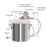 Vacuum defoaming barrel industrial drop silicone degassing epoxy resin experimental equipment 304 stainless steel