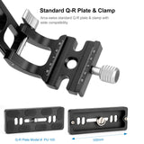GHA-01 Panoramic Gimbal Tripod Head Gimbal Tripod Head 360 Degree Cantilever Gimlet Photography Camera for Telephoto Heavy Lens