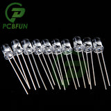 5mm Led Diode Kit White Red Green Blue Yellow Orange 2V 3V Bulb Light Emitting Assortment Set Diy Arduino Pcb Circuit