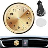 Auto Interior Automobile Portable Mini Clock Decoration Luminous Analog Watch Ornaments For Cars Trucks RVs