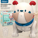 AI Intelligent Voice Dog Touch Sensing Recording And Repeating Remote Control Machine Dog Early Education Puzzle Electric Toys