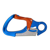 30KN Outdoor Rock Climbing Master Lock Carabiner Safety Buckle Mountaineering Downhill Safety Hook Climber Working Locking Snap