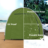 Outdoor Bike Tent 210D Oxford Fabric Waterproof Bicycle Storage Shed for Bikes