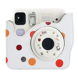 with Shoulder Strap Instant Camera Case Travel Anti Scratch Protective Cover Soft Shockproof for Fujifilm Instax mini SE/7+