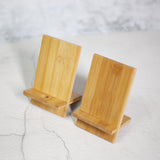 Wooden Cell Tablet Phone Dock Cradle Holder Stand Compatible with iOS & All Android Smartphone Accessories