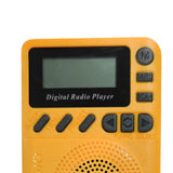 P9 Mini Pocket Radio Portable DAB 3.7V Rechargeable Battery Powered FM LCD Display Speaker Receiver Traveg Running