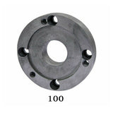 100mm Or 125mm Back Connection CNC hine Tool Chuck Cover, Connecting Plate Lathe Instrument Accessories
