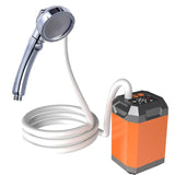 Portable Camping Outdoor Electric Pump Rechargeable Large Capacity Hiking Traveg Shower Tool 5400mAh