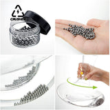 CRUSHER 12 Box 200pcs 304 Stainless Hookah Cleaning Steel Balls for Wine Tea Stains Bottle Cleaner Tool