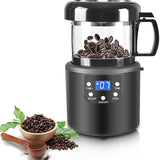 2 IN 1 Automatic Hot Air Coffee Bean Roasting Cooling Machine 80g Electric Coffee Roasters Coffee Bean Cooler With LED Display