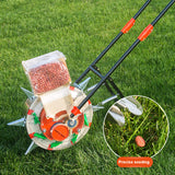 Hand-Push Roller Reversible Peanut Planter Corn Cotton Soybean Precision Sower Garden Push Seeder