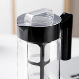 1pc/1300ml, Percolator Coffee Pot, Cold Boiled Iced Coffee Espresso Extraction Cup With Filter Screen, High-capacity Cold And Hot Dual Purpose Coffee Pot