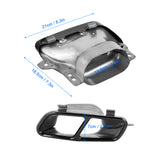Quad Exhaust Tips Exhaust Tip Stylish Appearance 304 Stainless Steel for Car Accessories for A45 W176 CLA45 C117 2013‑2018