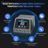 120W Adjustable Constant Temperature Intelligent 200 ℃-450 ℃ AC 220V 110V Anti-static 2-second Hot Welding Table