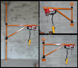 Electric Portable Wall Mounted Household Small Crane - Indoor Mini Electric Hoist with Special Bracket