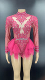 New fashionable short jumpsuit, sexy tight fitting yoga and Latin dance training suit