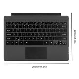 Tablet Bluetooth-compatible 5.1 7 Colors LED Backlit Trackpad Keyboard Rechargeable for Surface Pro 3/4/5/6/7