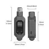 Wired to Wireless Xlr Transmitter Receiver UHF for Audio Mixer Electric Guitar Bass Microphone Transmitters Receivers