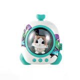 Cute Cat Space Capsule Wireless Bluetooth Speaker High Volume Subwoofer Compact Portable with Colorful Light App Control