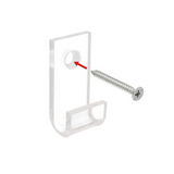 Shelf Mount,30Pc Minimalist Acrylic Vinyl Holder Record Wall Stand for CD Display
