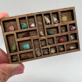 1:12 Trinket Crystal Shelf Dollhouse Decor Printers Tray Miniature Easy To Use