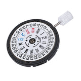 NH36/NH36A Automatic Mechanical Movement 24 Jewels White Datewheel Crown At 3.0 Watch Mechanism Replacements