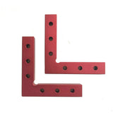 1Set Woodworking Right Angle Positioning Clamps Auxiliary Positioner Corner Clamping Tools Aluminium Alloy Corner Ruler