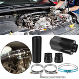 Fiber Box Car Air Filter Feed Enclosed Intake Induction Pipe Hose Universal Accessories Inlet/Outlet 76mm/3inch