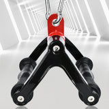 V-Shaped Fiess Rotating Grips Ergonomics Workout Parallel Handle 360°Rotating for Classic Rowing Exercises