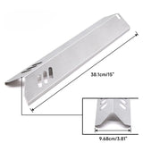 4Pcs Universal Steel Heat Plate Shield, Heat Tent, Flavorizer Bar, Burners Cover NEW