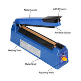 Food Heat Tool Portable Manual Sealer Household Machine Kitchen Tool Automatic Electric Food Vacuum Packing Sealing Machine