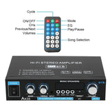 AK35 800W Home Digital Amplifiers Audio 110-240V Bass Video Power bluetooth Amplifier Hifi FM USB Auto Music Subwoofer Speakers