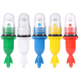 Net marker buoy light, warning beacon flashing for ships, five color signal fishing lure light