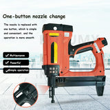 Gas Hydropower Woodworking Nailer Pneumatic Nail Gun Steel Air Stapler For Frame And Trunking