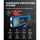 Car Jump 3500A Peak 12V Portable Power Bank Charger Booster Auto Starting Device Emergency Battery Starter with Cable