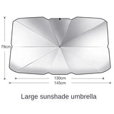 VIKEFON Sunshade Umbrella Car Shade Protector Parasol Summer Sun Interior Windshield Protection Accessories Auto Shading