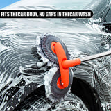 Wash Kit Handle Anti-Scratch Scrub 360° Rotating Car Cleaning Brush Resistant Dirt and Easy to Clean